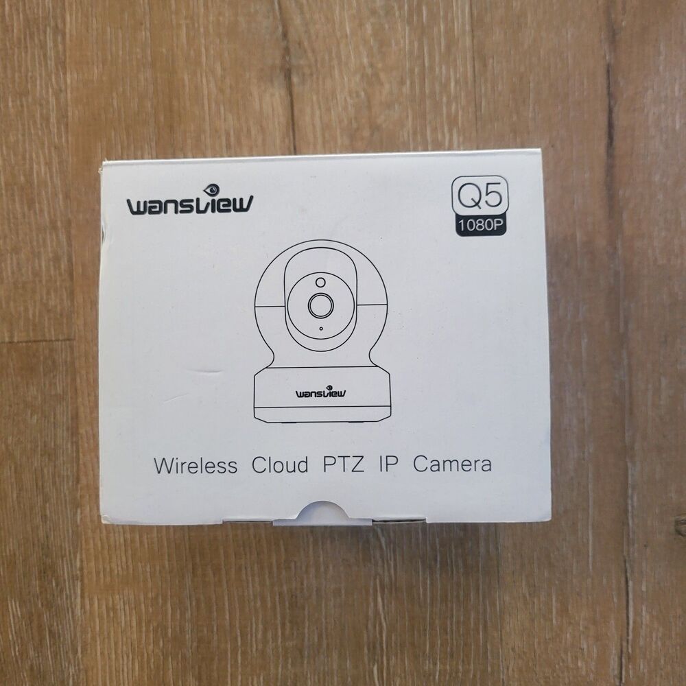 Wansview Q5 1080P Wireless Cloud PTZ IP Camera. Pan/tilt Security Feature! NIB